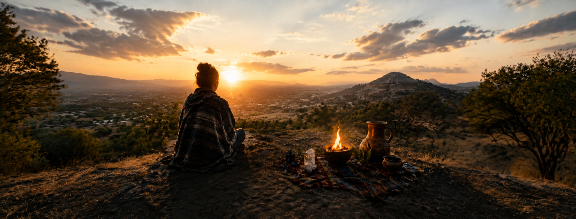 Amanecer sobre el Cerro de la Estrella