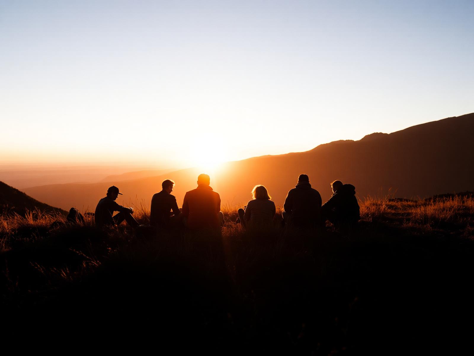 Círculo pequeño al amanecer